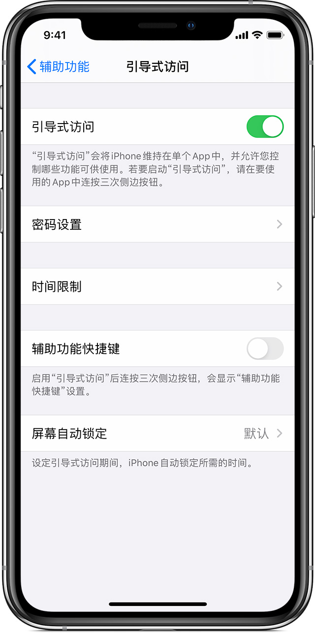 思茅苹果手机维修分享如何在 iPhone 上退出引导式访问 