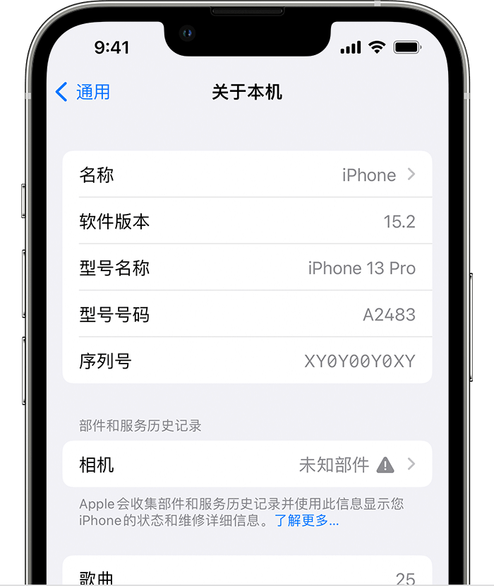 思茅苹果维修分享iPhone 出现提示相机“未知部件”是什么原因？ 